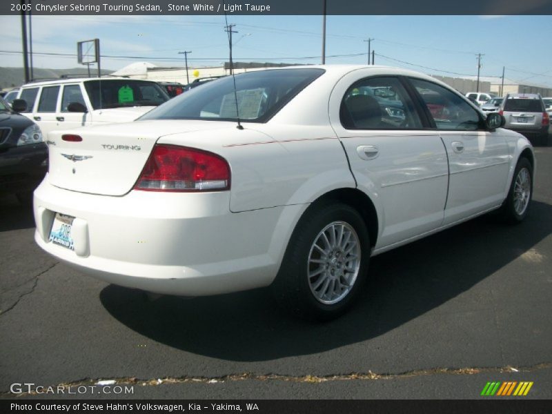 Stone White / Light Taupe 2005 Chrysler Sebring Touring Sedan