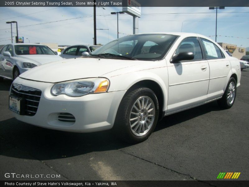 Stone White / Light Taupe 2005 Chrysler Sebring Touring Sedan