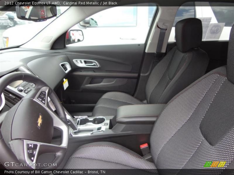 Cardinal Red Metallic / Jet Black 2012 Chevrolet Equinox LT AWD