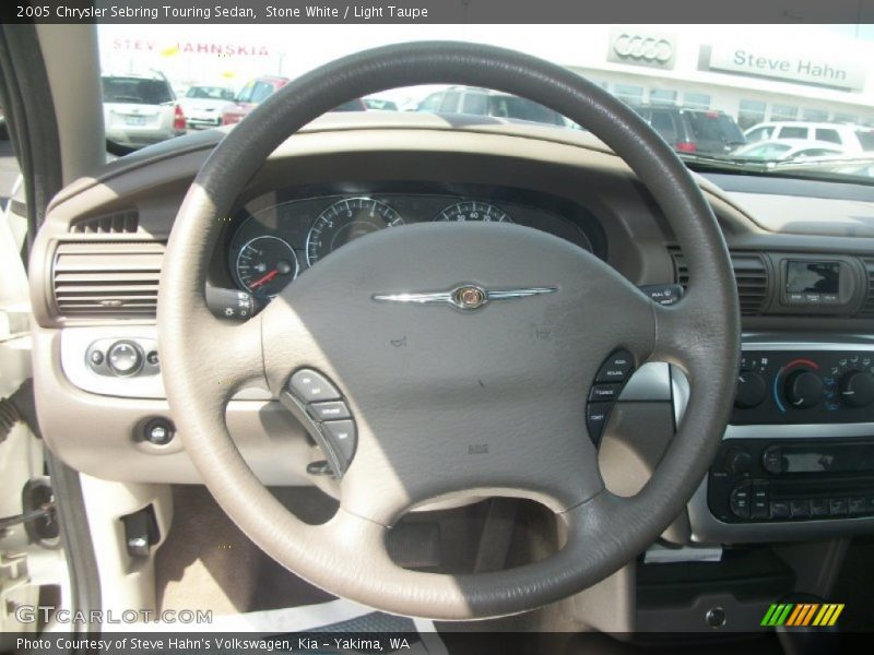 Stone White / Light Taupe 2005 Chrysler Sebring Touring Sedan