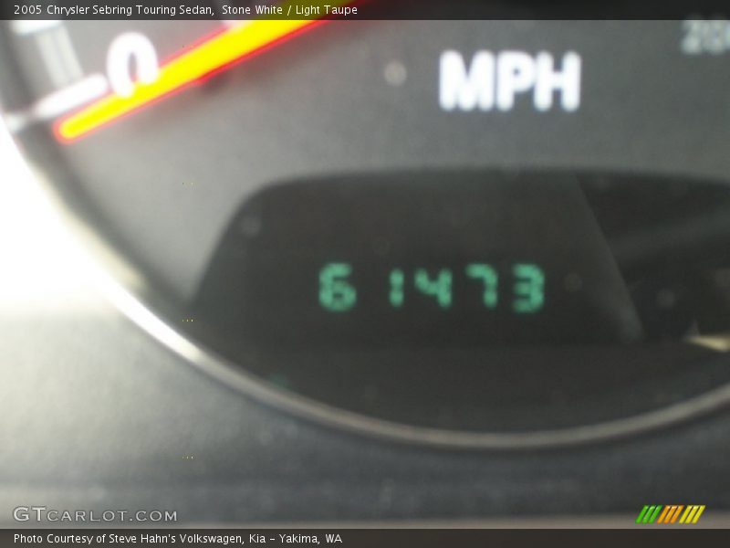 Stone White / Light Taupe 2005 Chrysler Sebring Touring Sedan