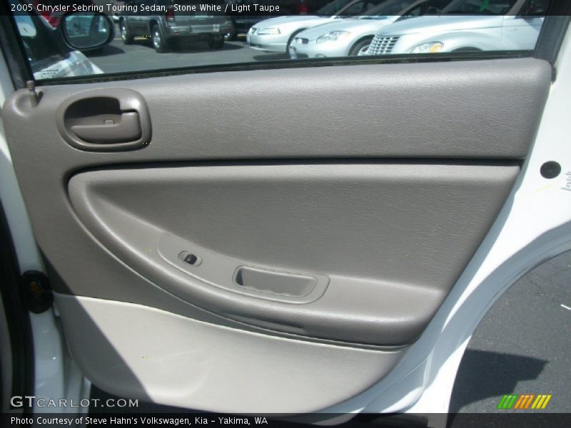 Stone White / Light Taupe 2005 Chrysler Sebring Touring Sedan