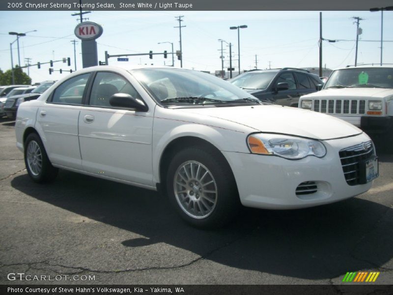Stone White / Light Taupe 2005 Chrysler Sebring Touring Sedan