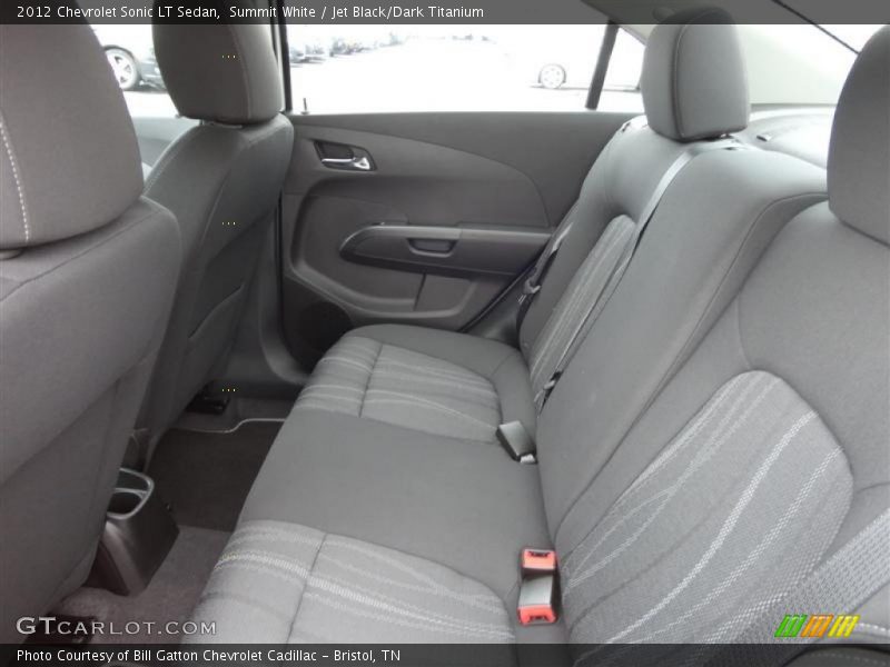 Summit White / Jet Black/Dark Titanium 2012 Chevrolet Sonic LT Sedan