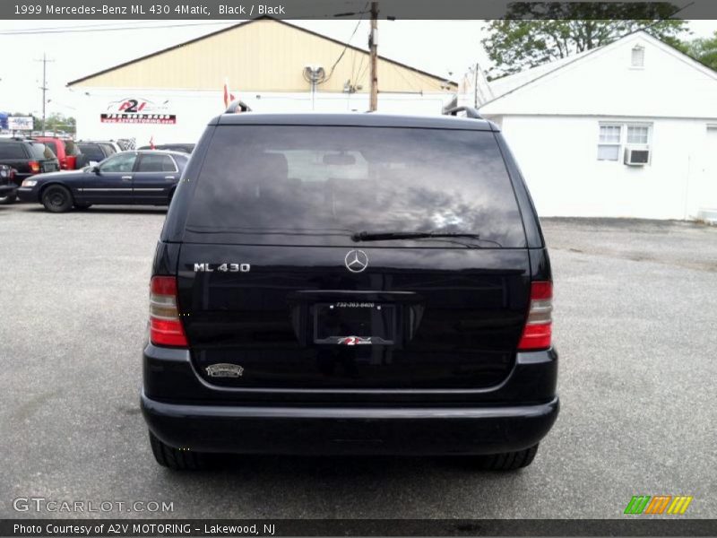 Black / Black 1999 Mercedes-Benz ML 430 4Matic