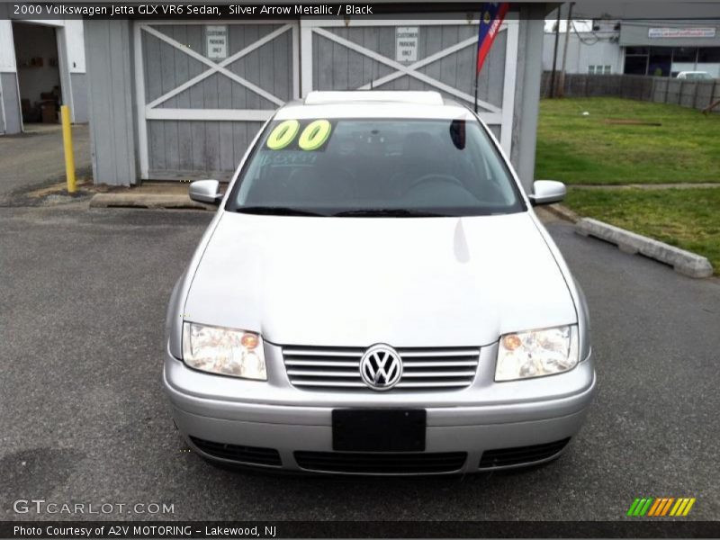 Silver Arrow Metallic / Black 2000 Volkswagen Jetta GLX VR6 Sedan