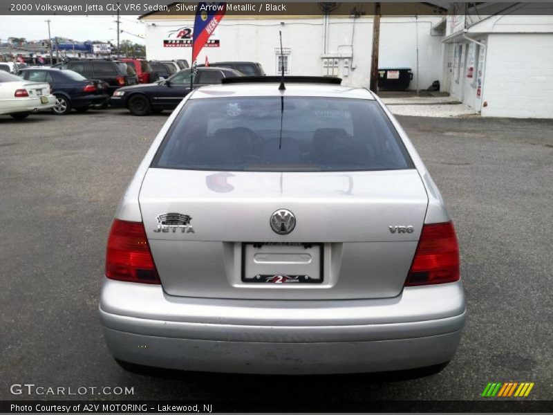 Silver Arrow Metallic / Black 2000 Volkswagen Jetta GLX VR6 Sedan