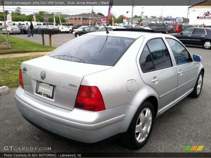 Silver Arrow Metallic / Black 2000 Volkswagen Jetta GLX VR6 Sedan