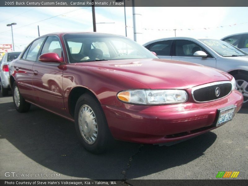 Cardinal Red Metallic / Taupe 2005 Buick Century Custom Sedan