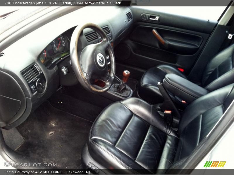 2000 Jetta GLX VR6 Sedan Black Interior