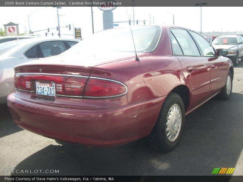 Cardinal Red Metallic / Taupe 2005 Buick Century Custom Sedan