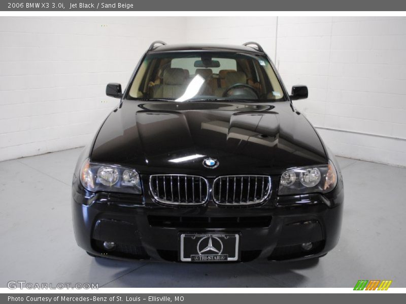 Jet Black / Sand Beige 2006 BMW X3 3.0i