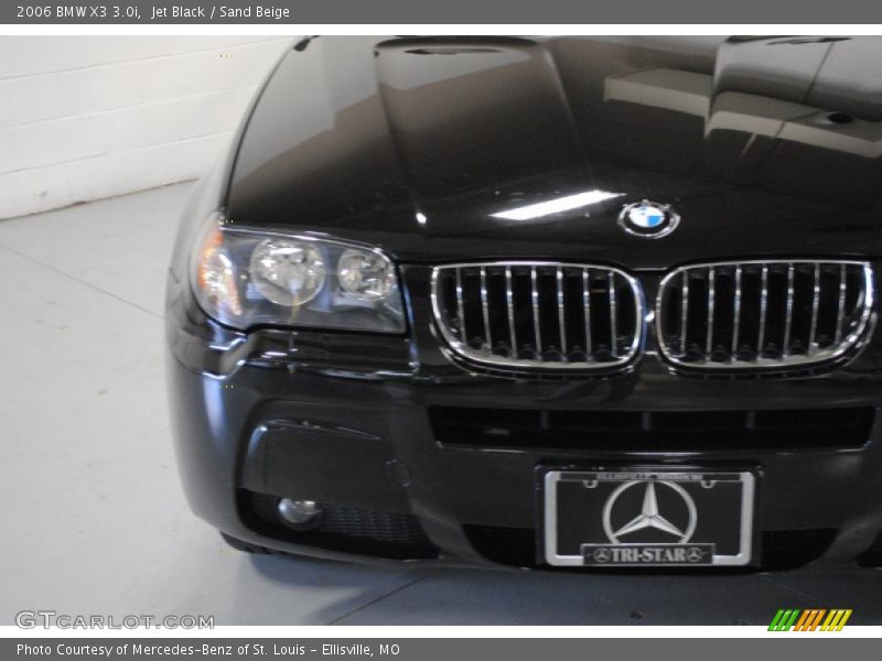 Jet Black / Sand Beige 2006 BMW X3 3.0i