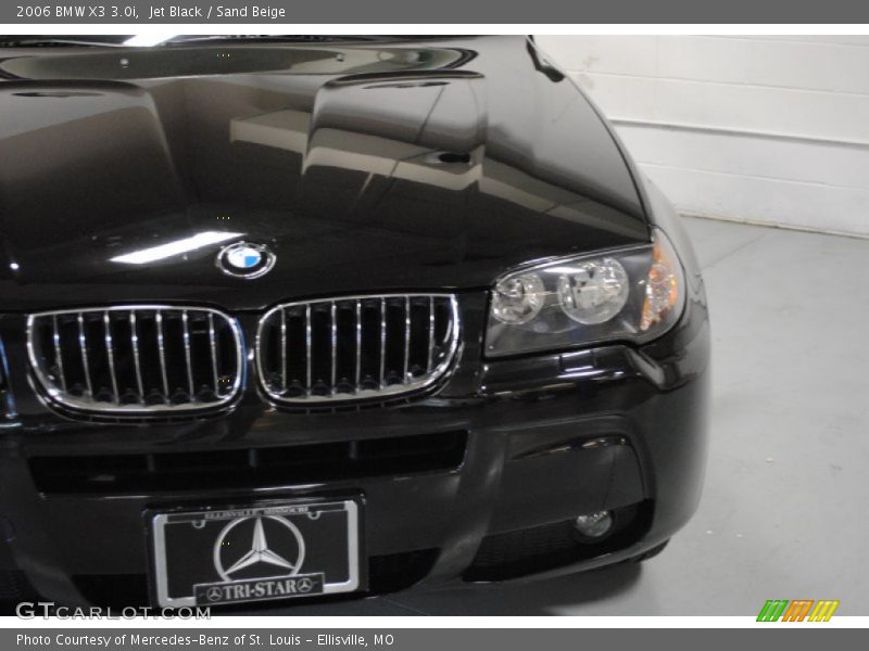 Jet Black / Sand Beige 2006 BMW X3 3.0i