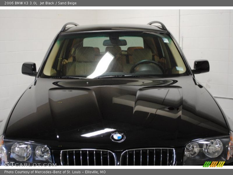 Jet Black / Sand Beige 2006 BMW X3 3.0i