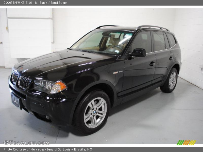 Jet Black / Sand Beige 2006 BMW X3 3.0i