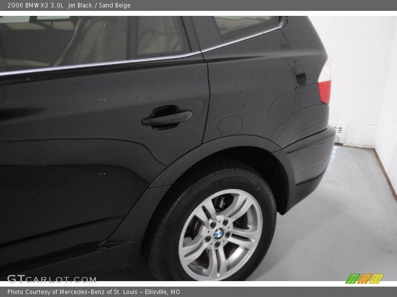 Jet Black / Sand Beige 2006 BMW X3 3.0i
