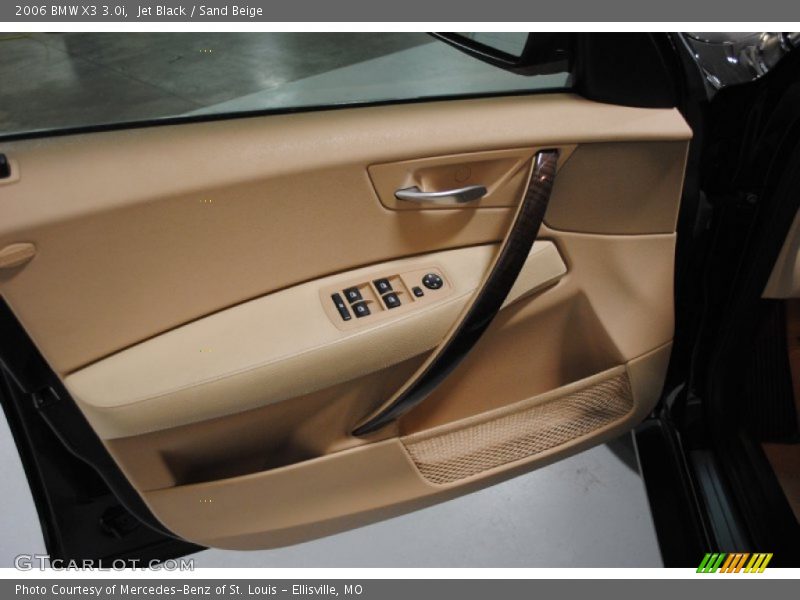 Jet Black / Sand Beige 2006 BMW X3 3.0i
