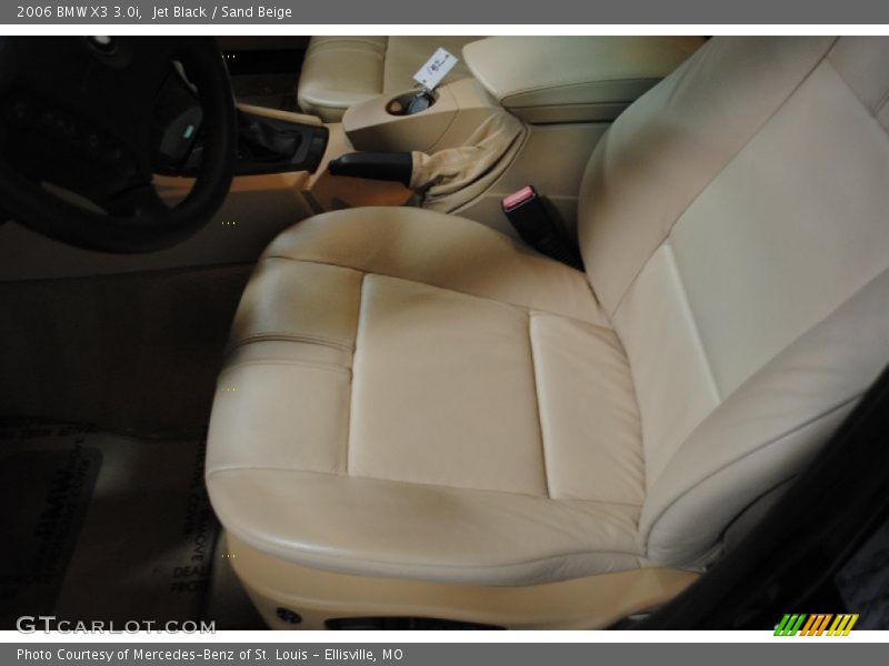 Jet Black / Sand Beige 2006 BMW X3 3.0i