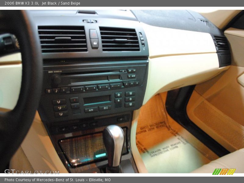 Jet Black / Sand Beige 2006 BMW X3 3.0i