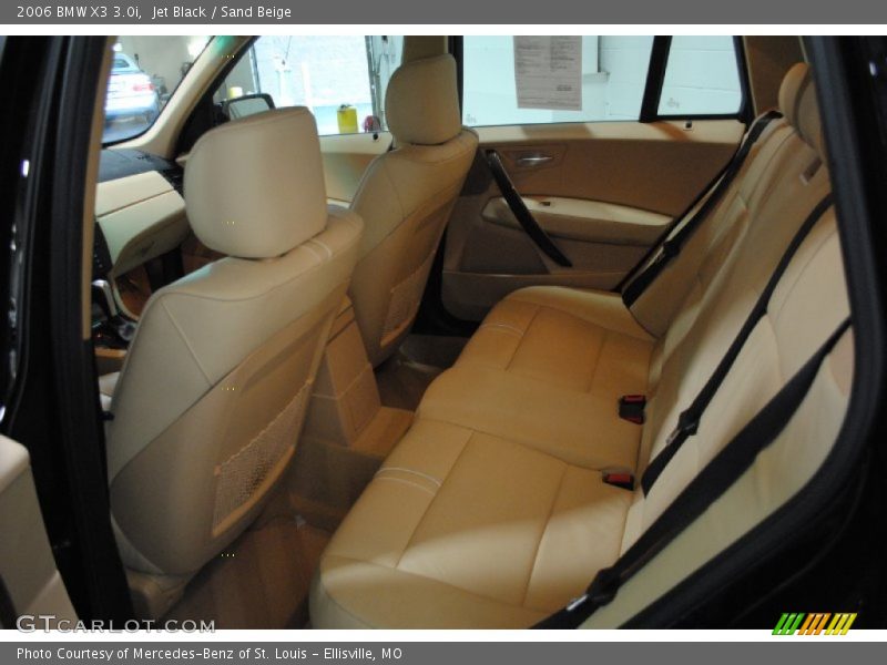 Jet Black / Sand Beige 2006 BMW X3 3.0i