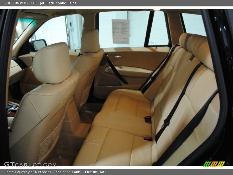 Jet Black / Sand Beige 2006 BMW X3 3.0i