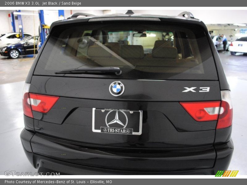 Jet Black / Sand Beige 2006 BMW X3 3.0i