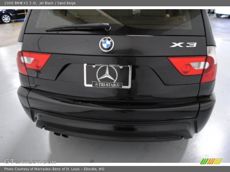 Jet Black / Sand Beige 2006 BMW X3 3.0i
