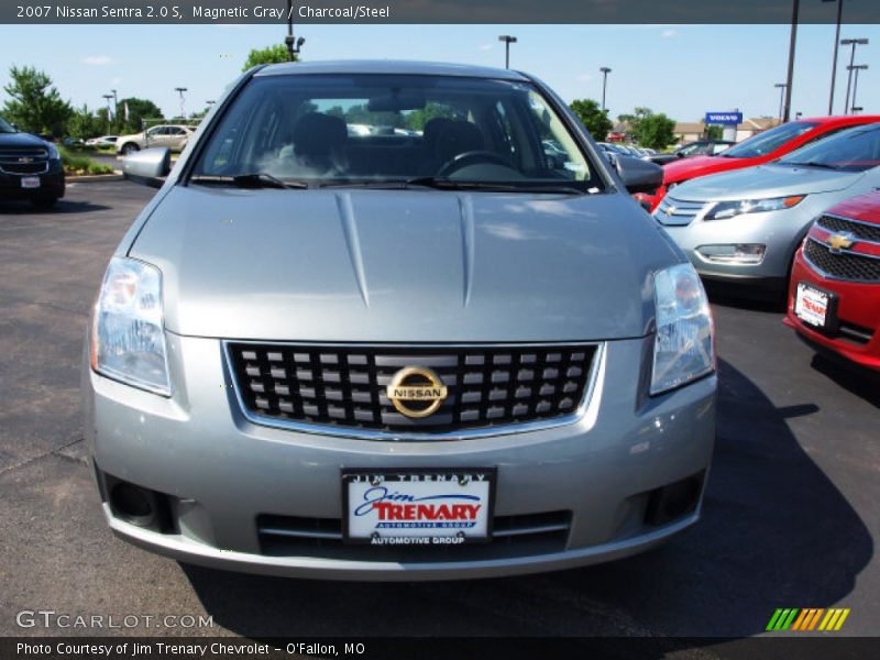 Magnetic Gray / Charcoal/Steel 2007 Nissan Sentra 2.0 S