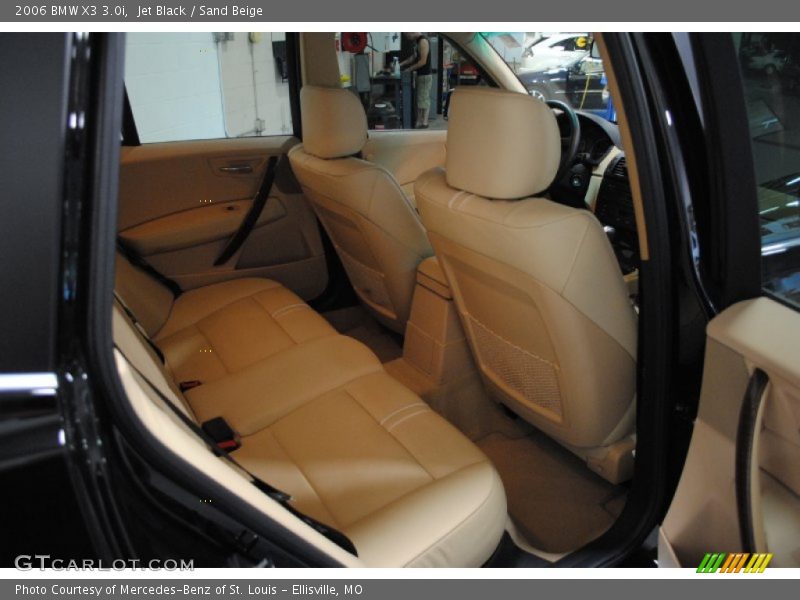Jet Black / Sand Beige 2006 BMW X3 3.0i