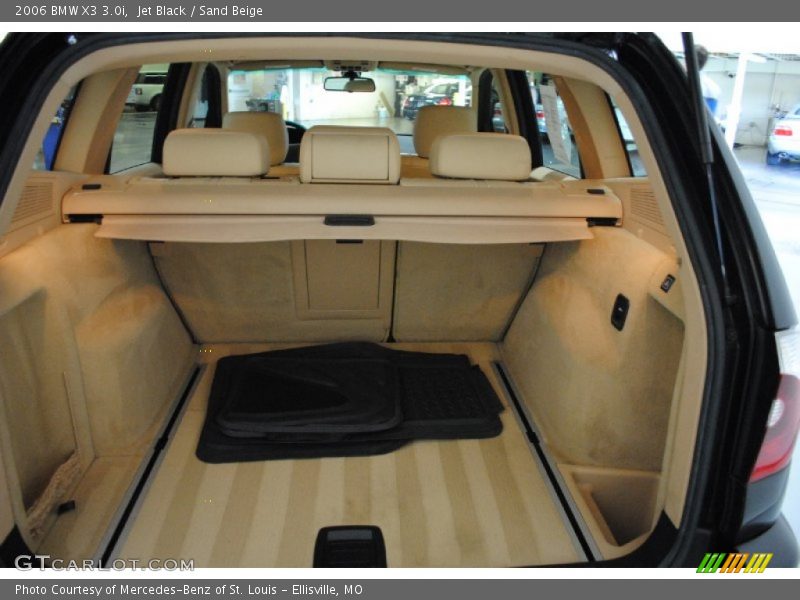 Jet Black / Sand Beige 2006 BMW X3 3.0i