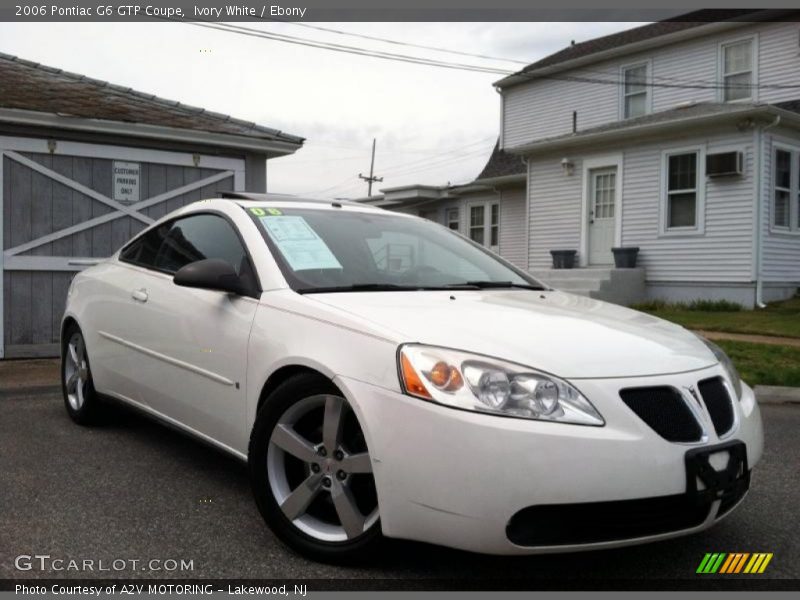 Ivory White / Ebony 2006 Pontiac G6 GTP Coupe