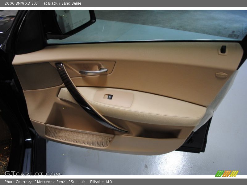 Jet Black / Sand Beige 2006 BMW X3 3.0i