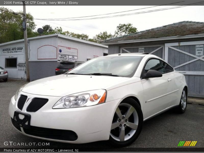 Ivory White / Ebony 2006 Pontiac G6 GTP Coupe