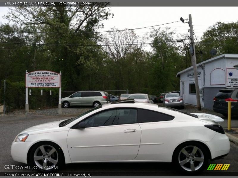 Ivory White / Ebony 2006 Pontiac G6 GTP Coupe