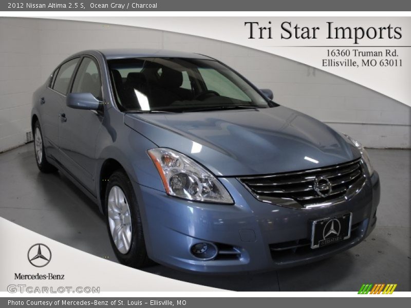 Ocean Gray / Charcoal 2012 Nissan Altima 2.5 S