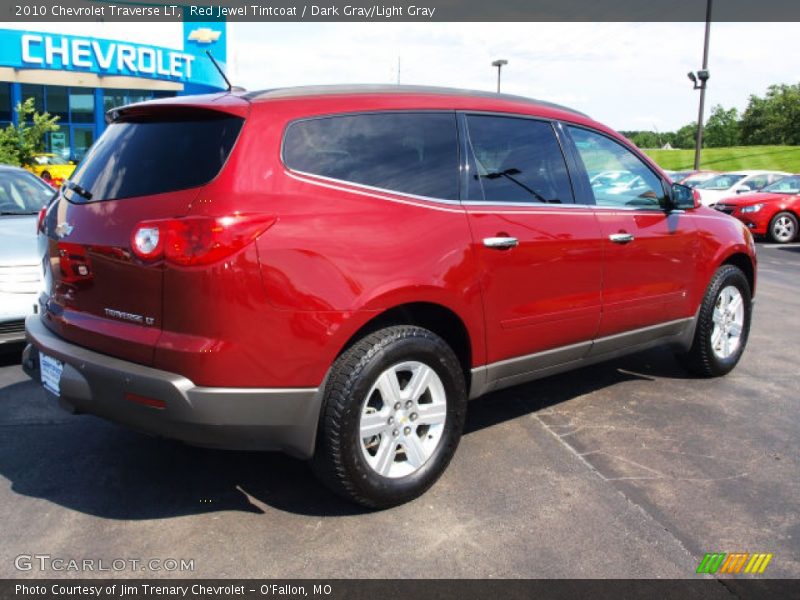Red Jewel Tintcoat / Dark Gray/Light Gray 2010 Chevrolet Traverse LT