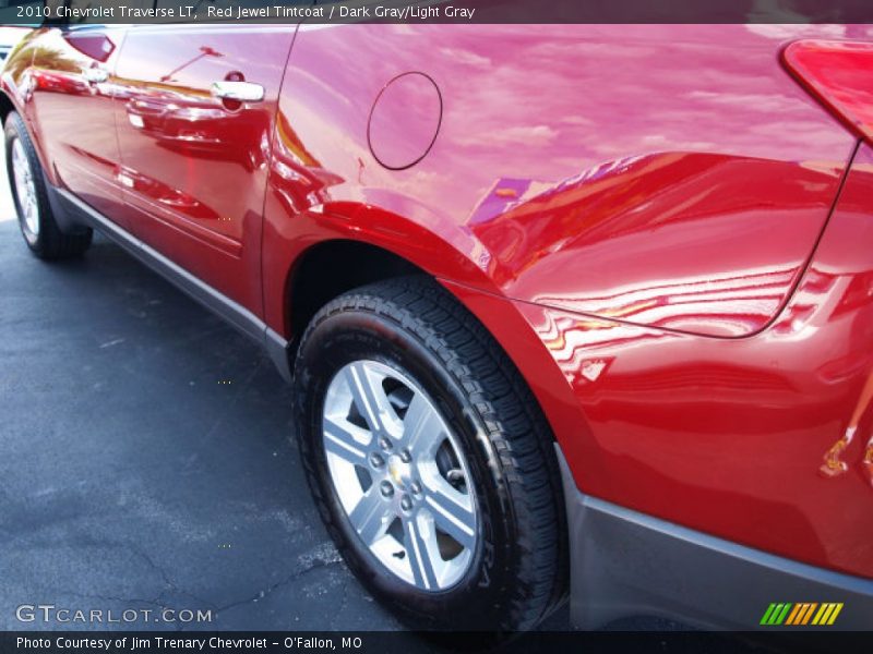 Red Jewel Tintcoat / Dark Gray/Light Gray 2010 Chevrolet Traverse LT