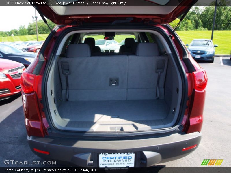 Red Jewel Tintcoat / Dark Gray/Light Gray 2010 Chevrolet Traverse LT