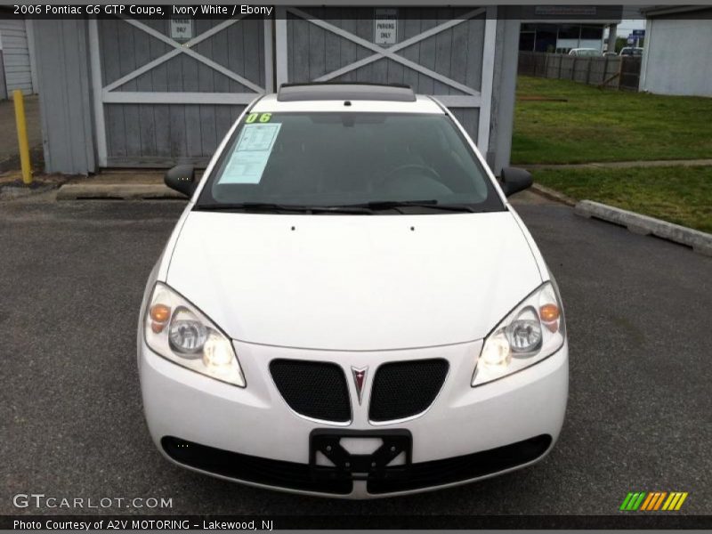 Ivory White / Ebony 2006 Pontiac G6 GTP Coupe