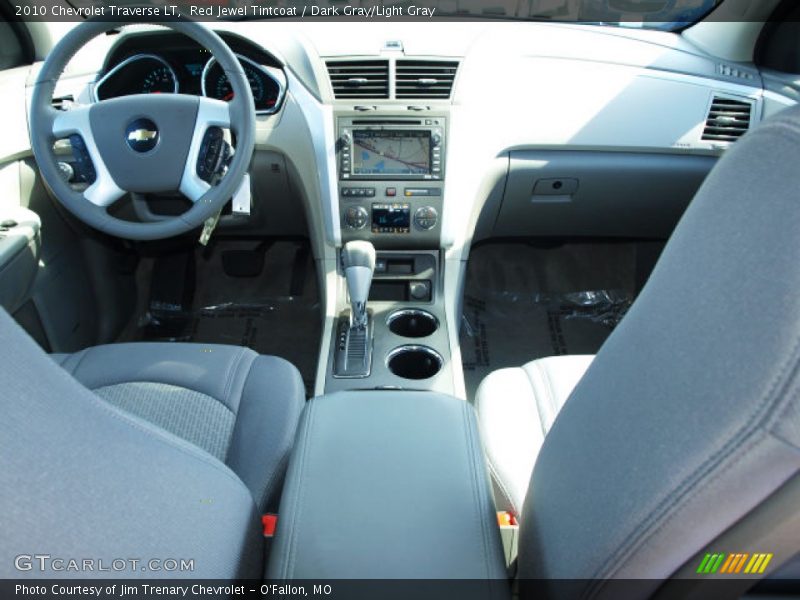 Red Jewel Tintcoat / Dark Gray/Light Gray 2010 Chevrolet Traverse LT