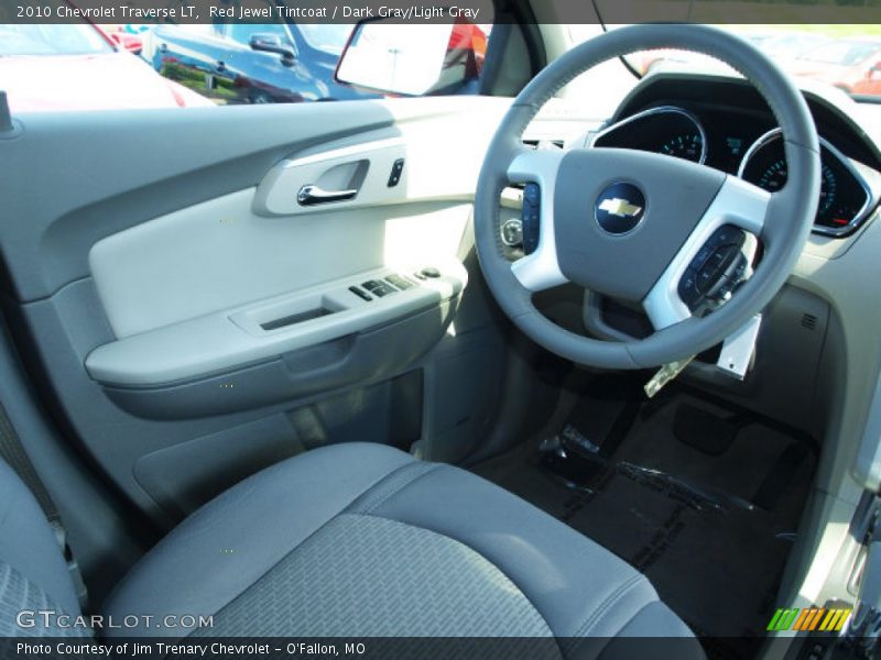 Red Jewel Tintcoat / Dark Gray/Light Gray 2010 Chevrolet Traverse LT