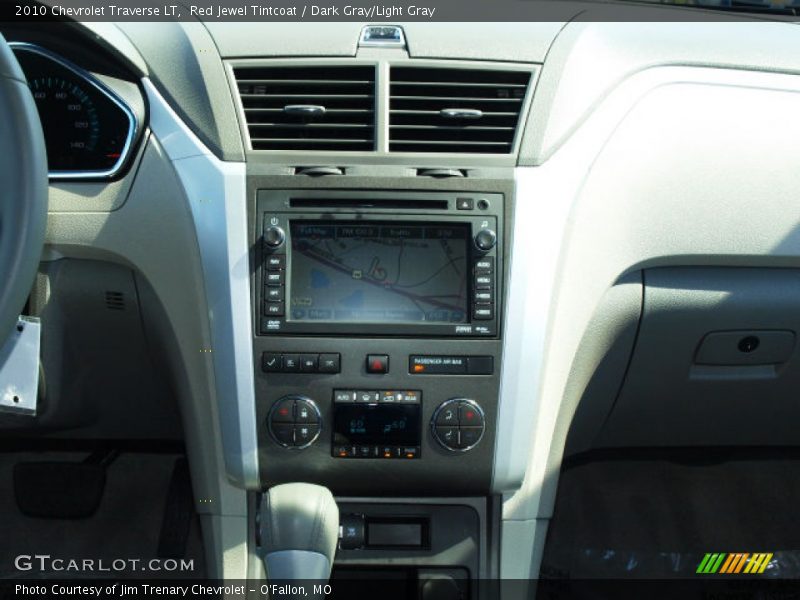 Red Jewel Tintcoat / Dark Gray/Light Gray 2010 Chevrolet Traverse LT