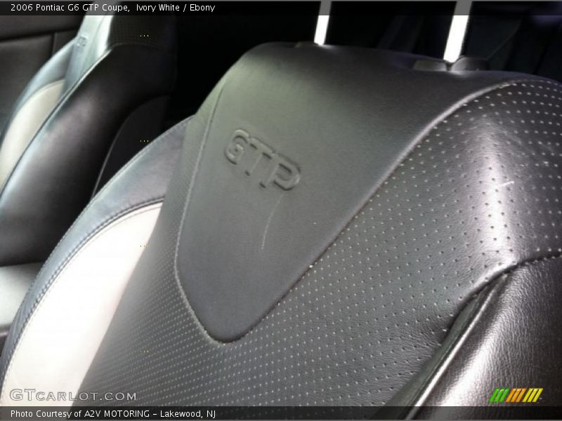 Ivory White / Ebony 2006 Pontiac G6 GTP Coupe