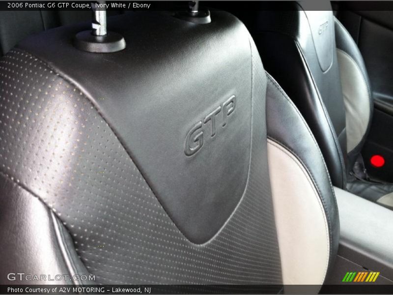 Ivory White / Ebony 2006 Pontiac G6 GTP Coupe