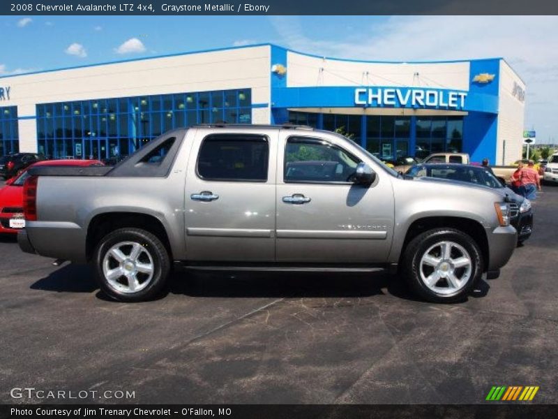 Graystone Metallic / Ebony 2008 Chevrolet Avalanche LTZ 4x4