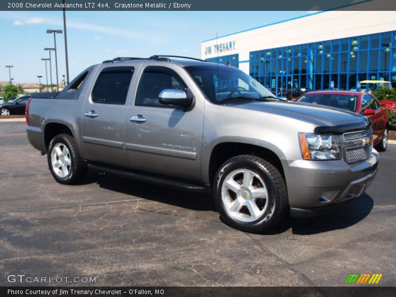 Graystone Metallic / Ebony 2008 Chevrolet Avalanche LTZ 4x4