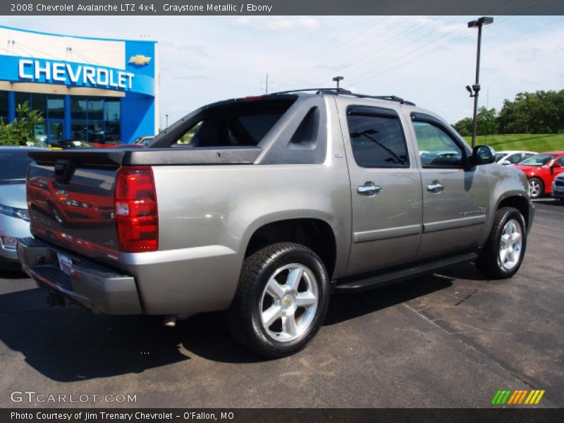 Graystone Metallic / Ebony 2008 Chevrolet Avalanche LTZ 4x4