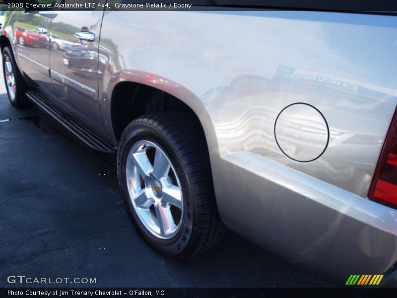 Graystone Metallic / Ebony 2008 Chevrolet Avalanche LTZ 4x4