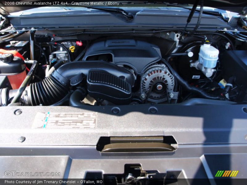 Graystone Metallic / Ebony 2008 Chevrolet Avalanche LTZ 4x4